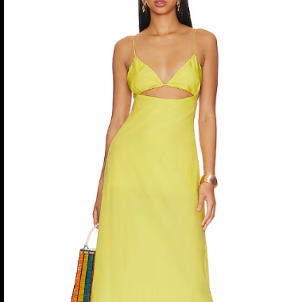 SWF Cut Out A Line Maxi Dress